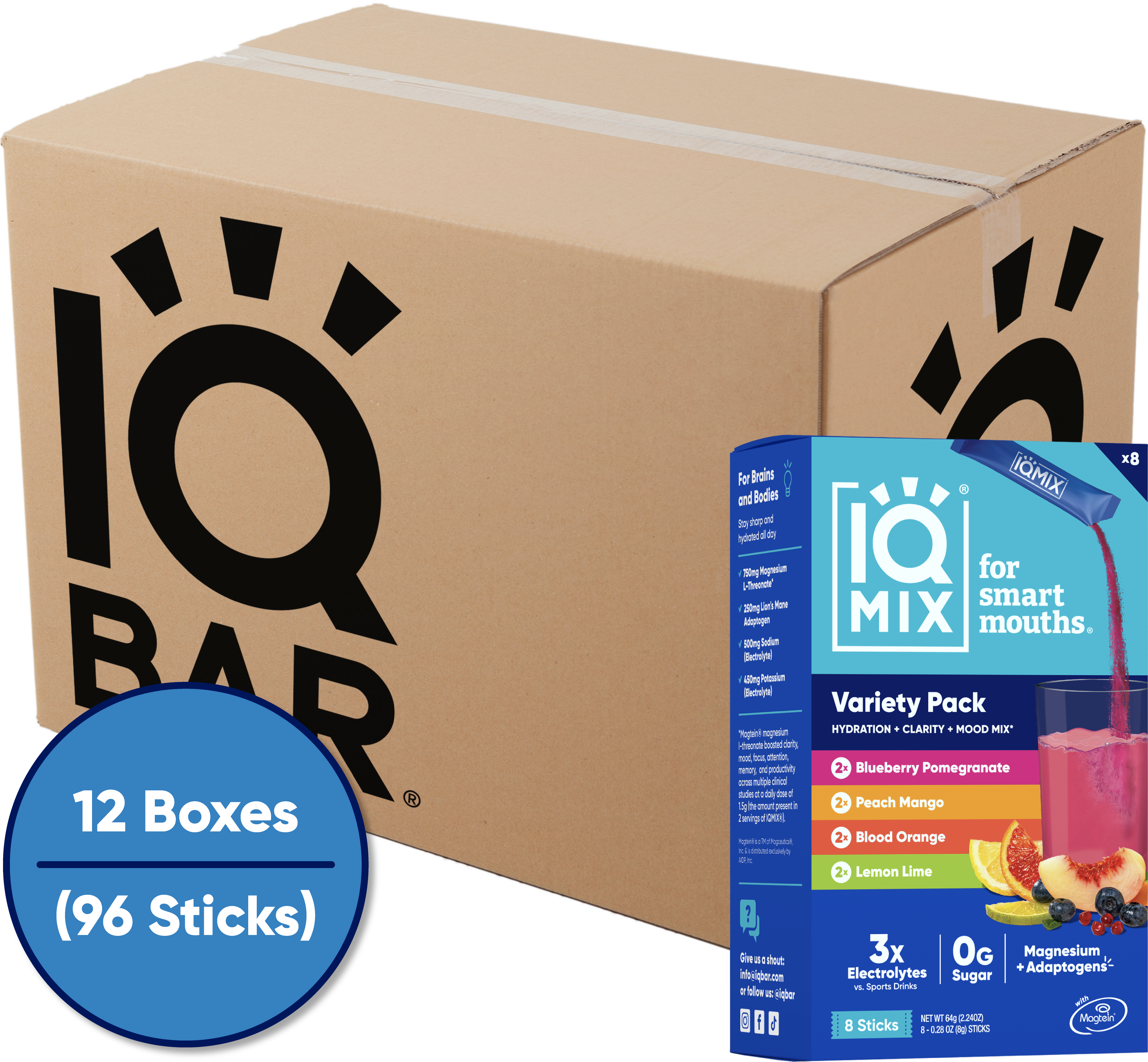 IQMIX 8 Stick Sampler Case (96 Sticks)